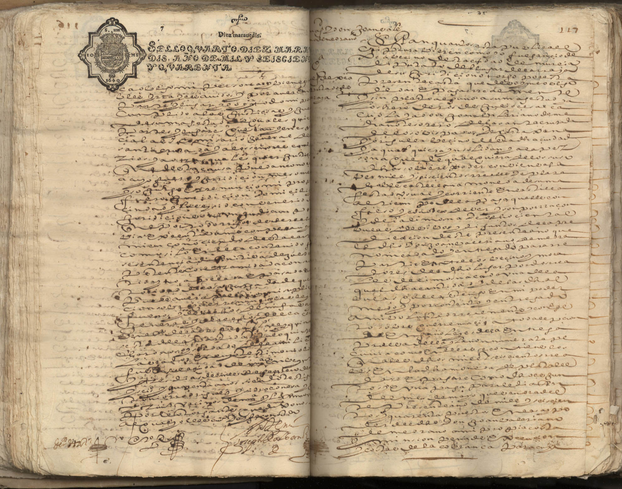 Registro de José Albornoz, Murcia de 1640.